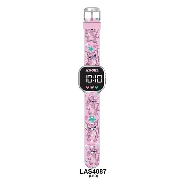 Spin Master Lilo y Stitch Las4087 Reloj Led Correa Rosa