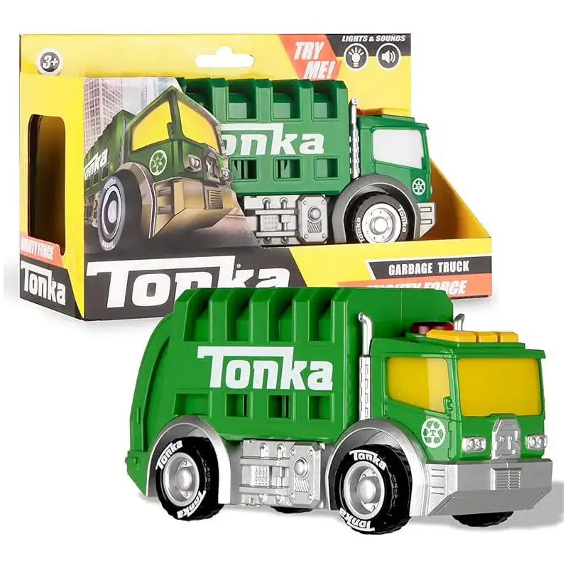 Tonka 6002 Camion Basura Luces Mighty Force