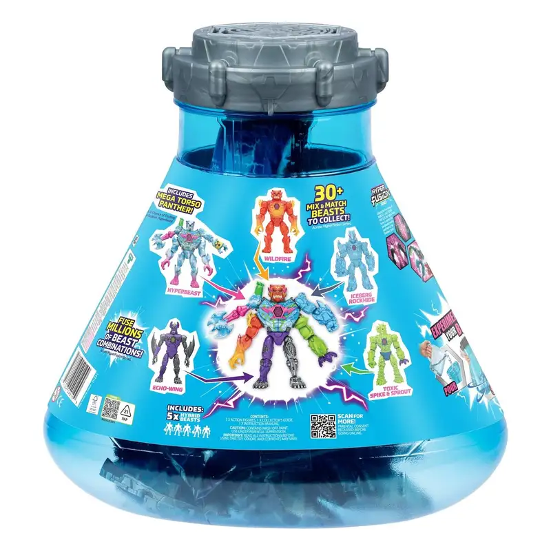 Moose Mrbeast 24910 Lab Hybrids Figura Fusion Paquete De 5 Unidades