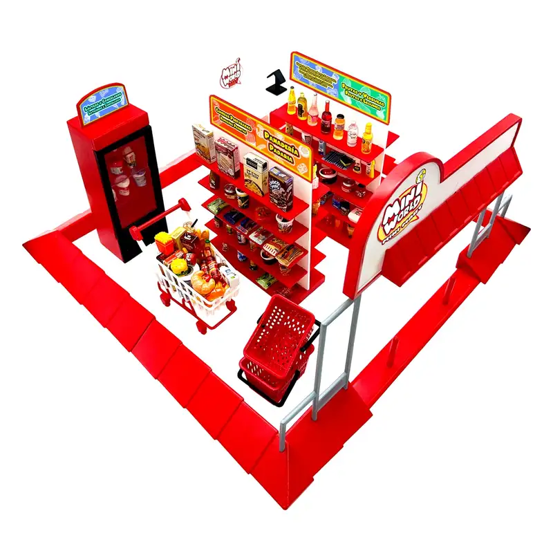 Premium Toys Mini World 2504006 Set Supermercado