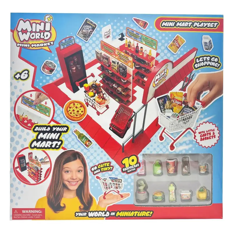 Premium Toys Mini World 2504006 Set Supermercado