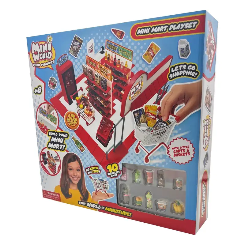 Premium Toys Mini World 2504006 Set Supermercado