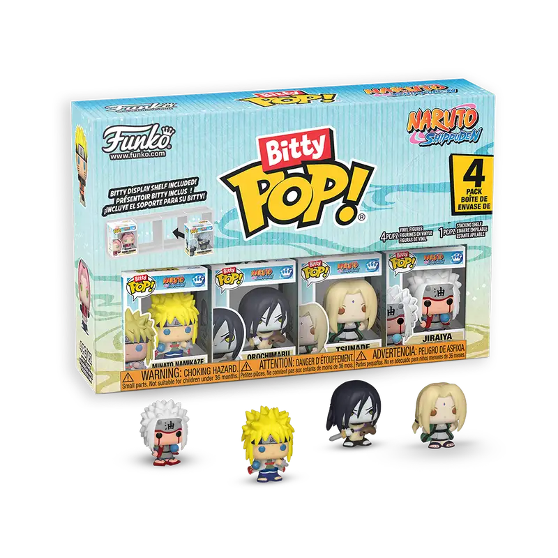 Funko Pop! 89864 Bit Naruto Equipo 2 Paquete De 4 Unidades
