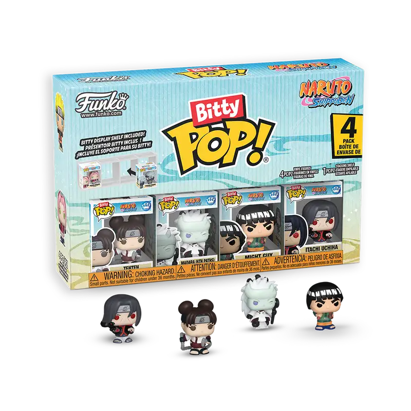 Funko Pop! 92503 Bit Naruto Batallas Paquete De 4 Unidades