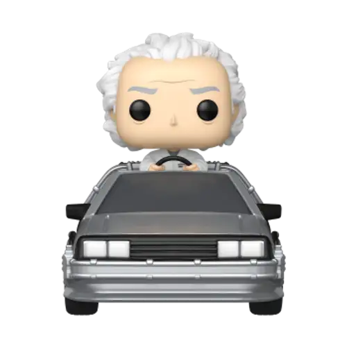 Funko Pop! 86449 Rides Volver Al Futuro Doctor Con Maquina Del Tiempo Deluxe