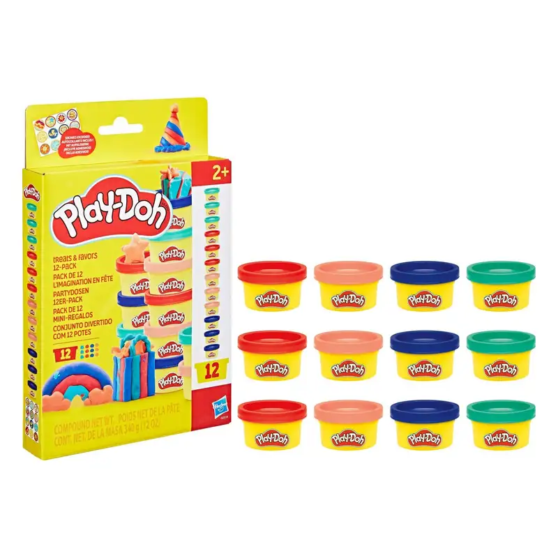Hasbro Play-Doh G0519 Set De Masa 12 Piezas Treats
