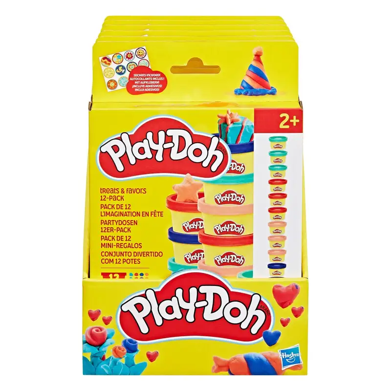Hasbro Play-Doh G0519 Set De Masa 12 Piezas Treats