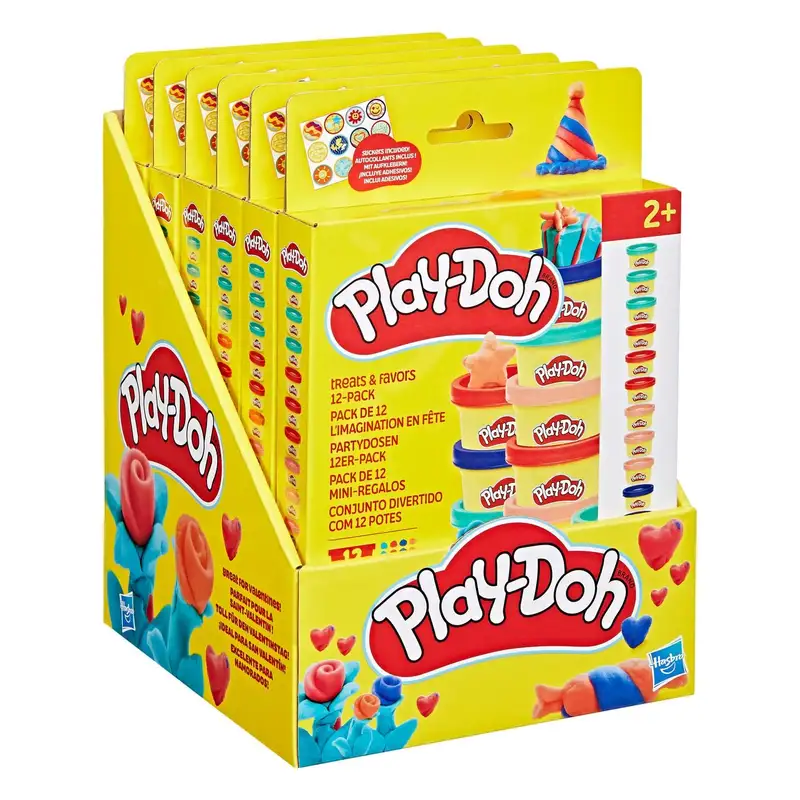 Hasbro Play-Doh G0519 Set De Masa 12 Piezas Treats