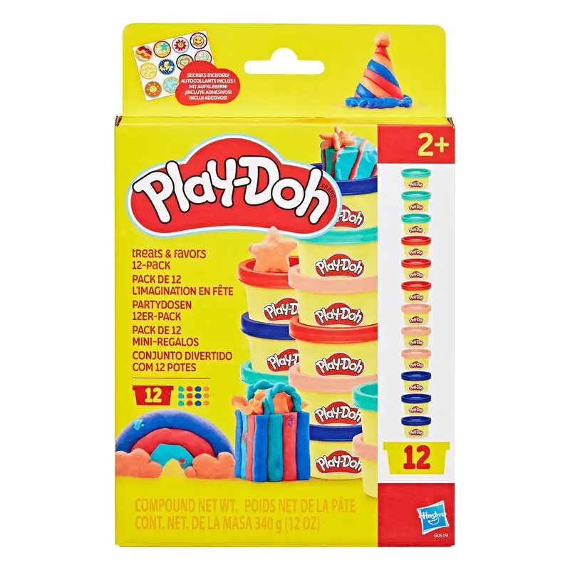 Hasbro Play-Doh G0519 Set De Masa 12 Piezas Treats