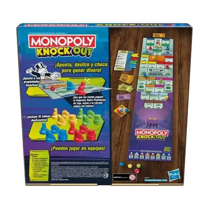 Hasbro Games F8995 Juego De Mesa Monopoly Knockout