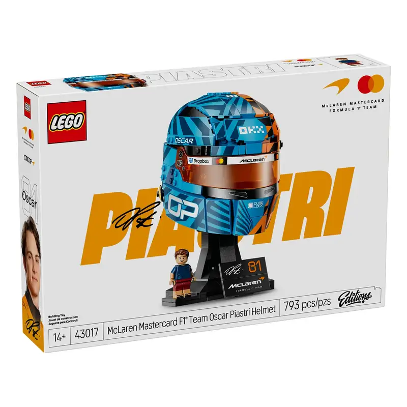 Lego Editions 43017 Mclaren Mastercard F1 Team: Casco De Oscar Piastri