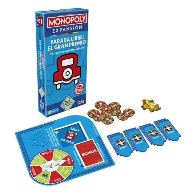 Hasbro Games G0718 Juego Monopoly Free Parking Jackpot