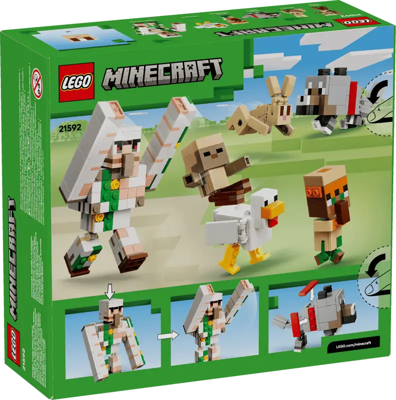 Lego Minecraft 21592 Ataque Del Jinete Avicola En El Desierto