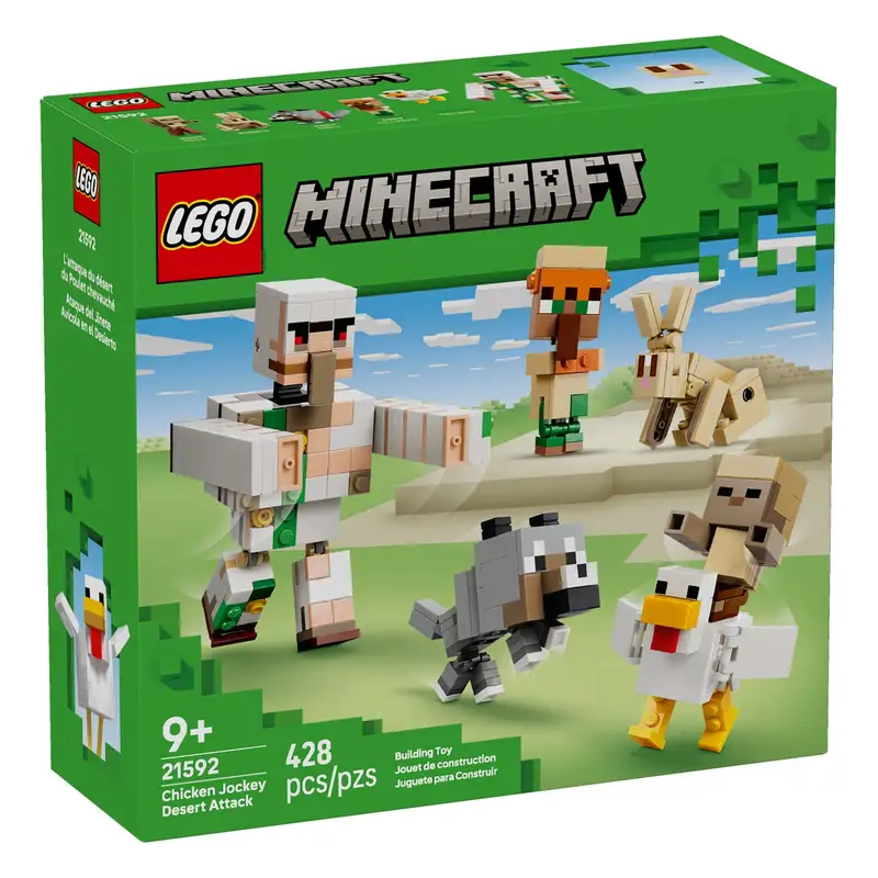 Lego Minecraft 21592 Ataque Del Jinete Avicola En El Desierto