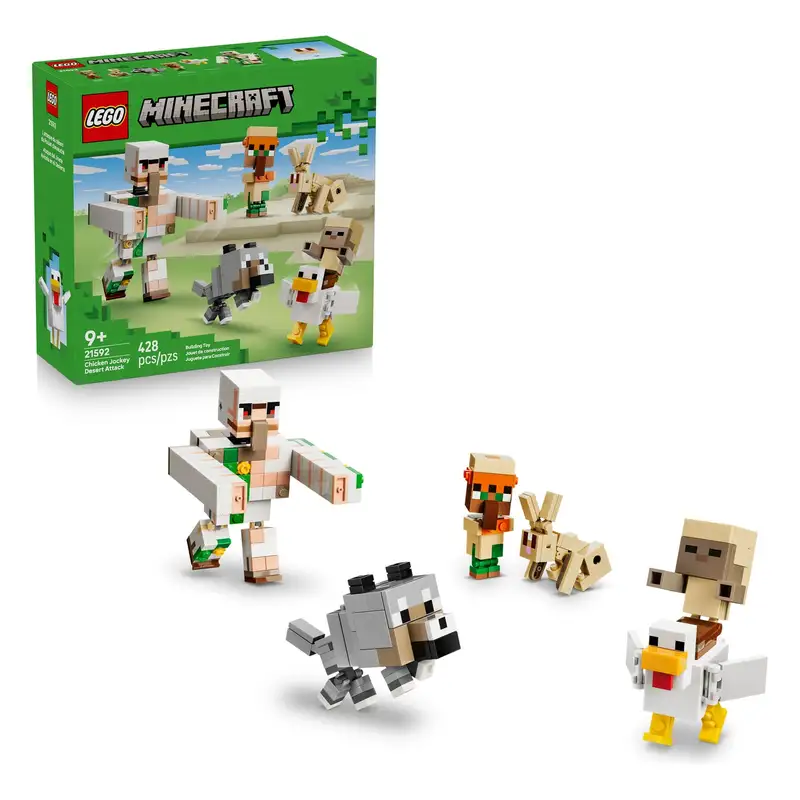 Lego Minecraft 21592 Ataque Del Jinete Avicola En El Desierto