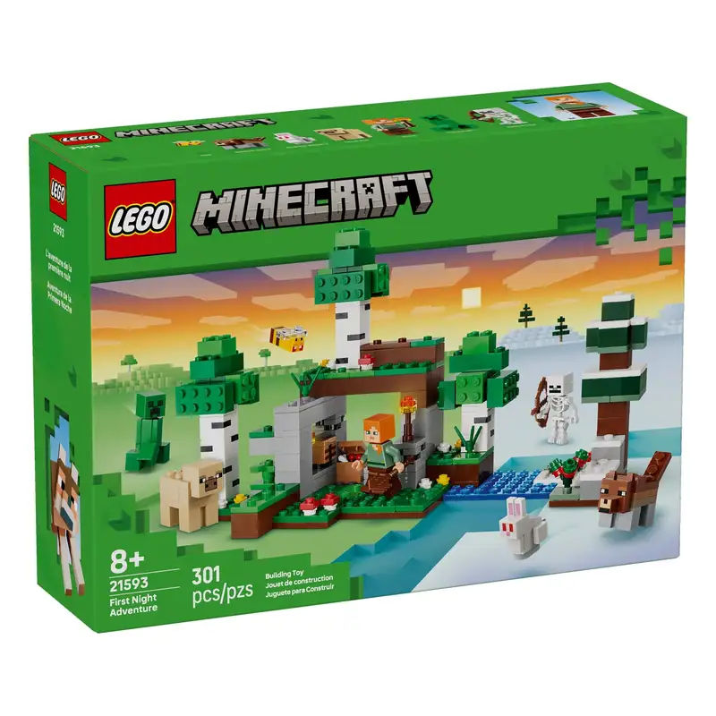 Lego Minecraft 21593 Aventura De La Primera Noche