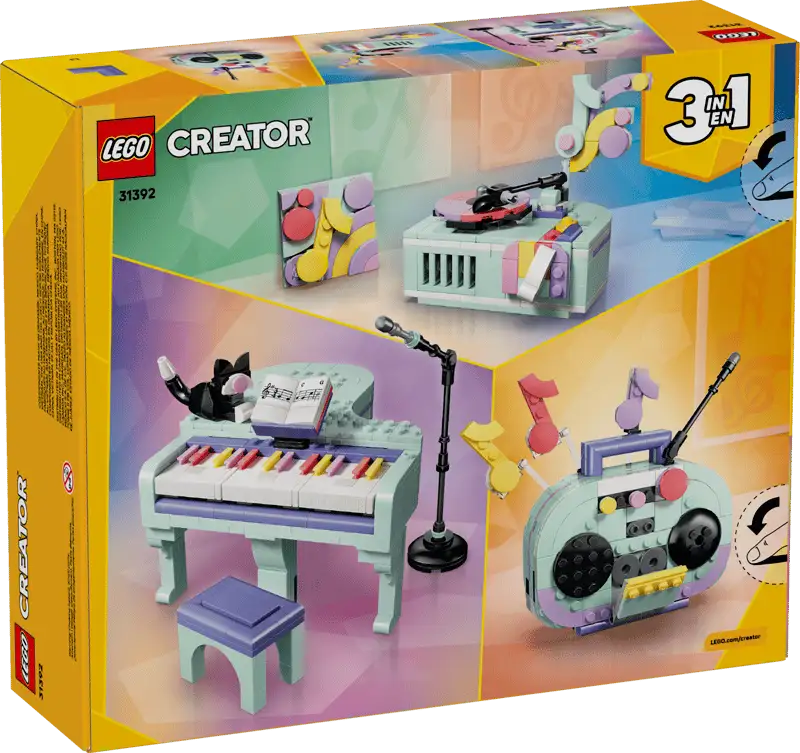 Lego Creator 31392 Piano Musical Decorativo Con Gato