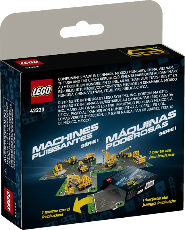 Lego Technic 42233 Maquinas Poderosas