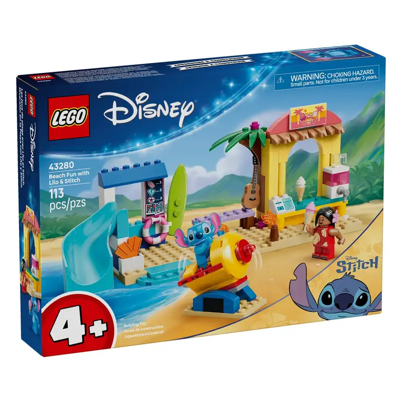 Lego Disney 43280 Diversion En La Playa Con Lilo y Stitch