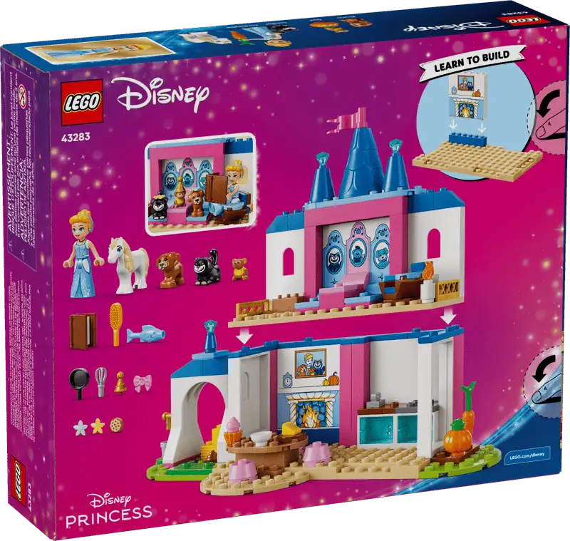 Lego Disney 43283 Castillo De Cenicienta Y Sus Amigos Animales