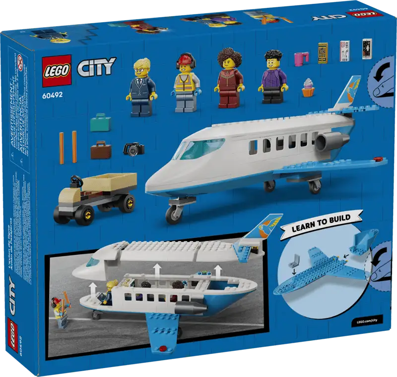 Lego City 60492 Avion De Pasajeros