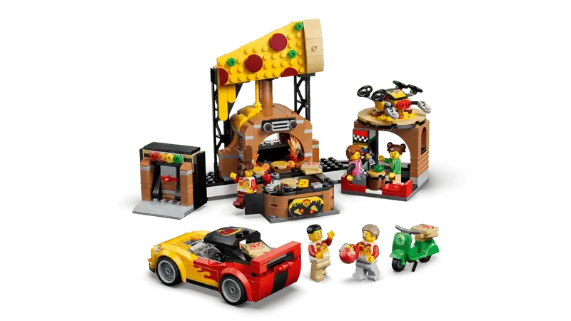 Lego City 60496 Experiencia De Pizza A Domicilio Con Vehiculos