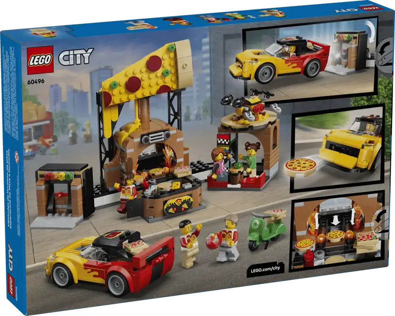 Lego City 60496 Experiencia De Pizza A Domicilio Con Vehiculos