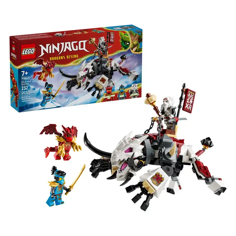Lego Ninjago 71863 Zilvar Y Bestian Dragon Grimtak
