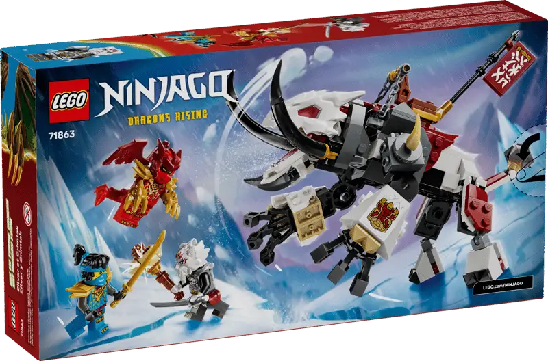 Lego Ninjago 71863 Zilvar Y Bestian Dragon Grimtak