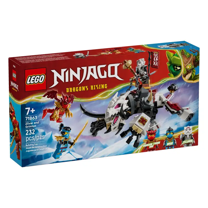 Lego Ninjago 71863 Zilvar Y Bestian Dragon Grimtak