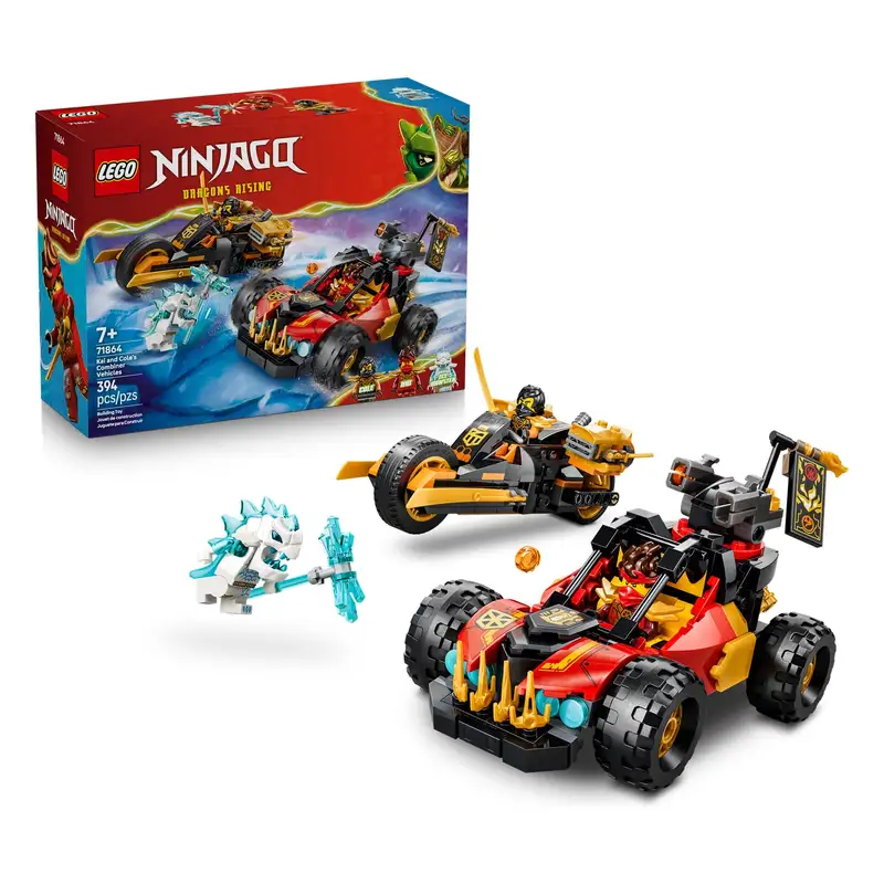 Lego Ninjago 71864 Vehiculos Combinables De Kai Y Cole