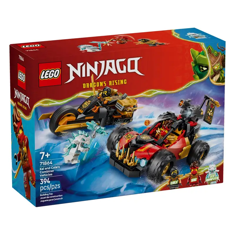 Lego Ninjago 71864 Vehiculos Combinables De Kai Y Cole