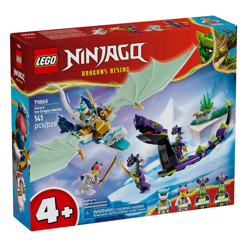 Lego Ninjago 71865 Batalla De Zane Y El Dragon De Hielo