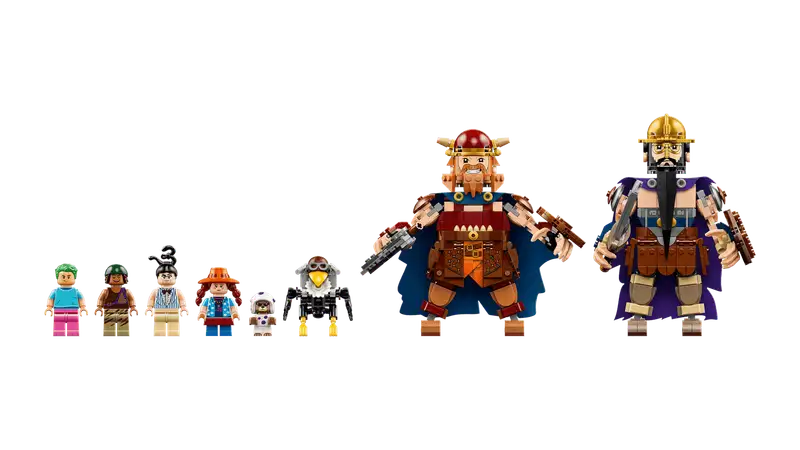 Lego One Piece 75644 Dorry Vs Brogy: Gigantes De Little Garden