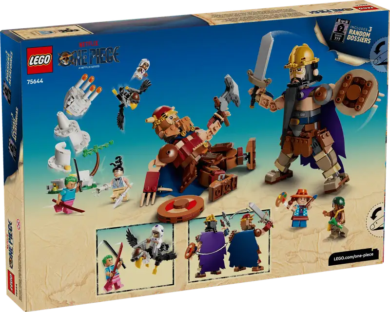Lego One Piece 75644 Dorry Vs Brogy: Gigantes De Little Garden