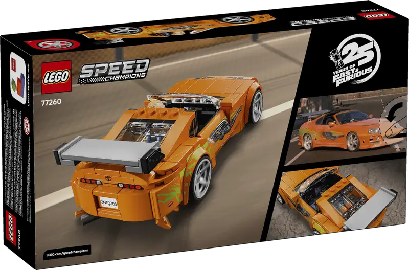 Lego Speed Champions 77260 Rapido Y Furioso: Toyota Supra Mk4