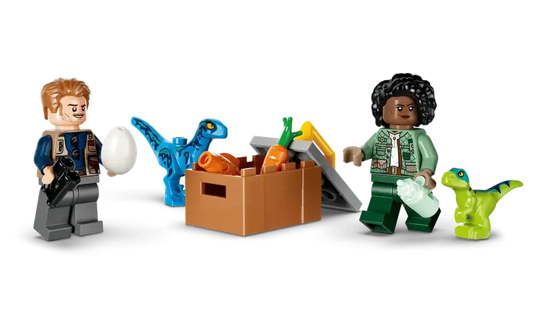 Lego Jurassic World 77981 Velocirraptor, Stegosaurus y Pteranodon: Mision De Rescate