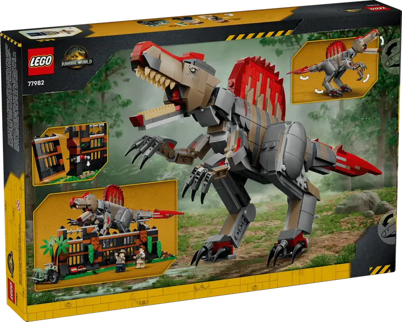Lego Jurassic World 77982 Huida Del Dinosaurio Spinosaurus