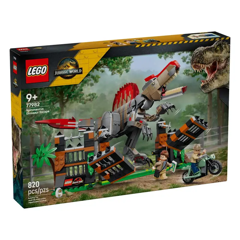 Lego Jurassic World 77982 Huida Del Dinosaurio Spinosaurus