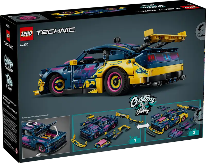 Lego Technic 42236 Taller De Tuning: Coche Ford Mustang GT
