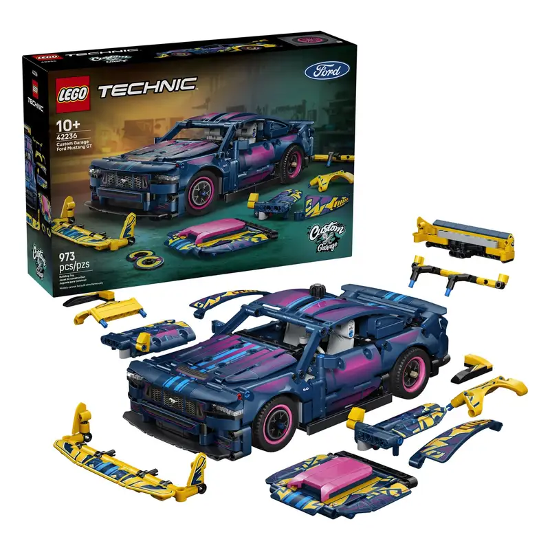 Lego Technic 42236 Taller De Tuning: Coche Ford Mustang GT