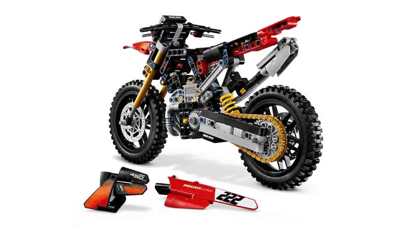 Lego Technic 42238 Motocicleta Ducati Desmo450 Mx Factory