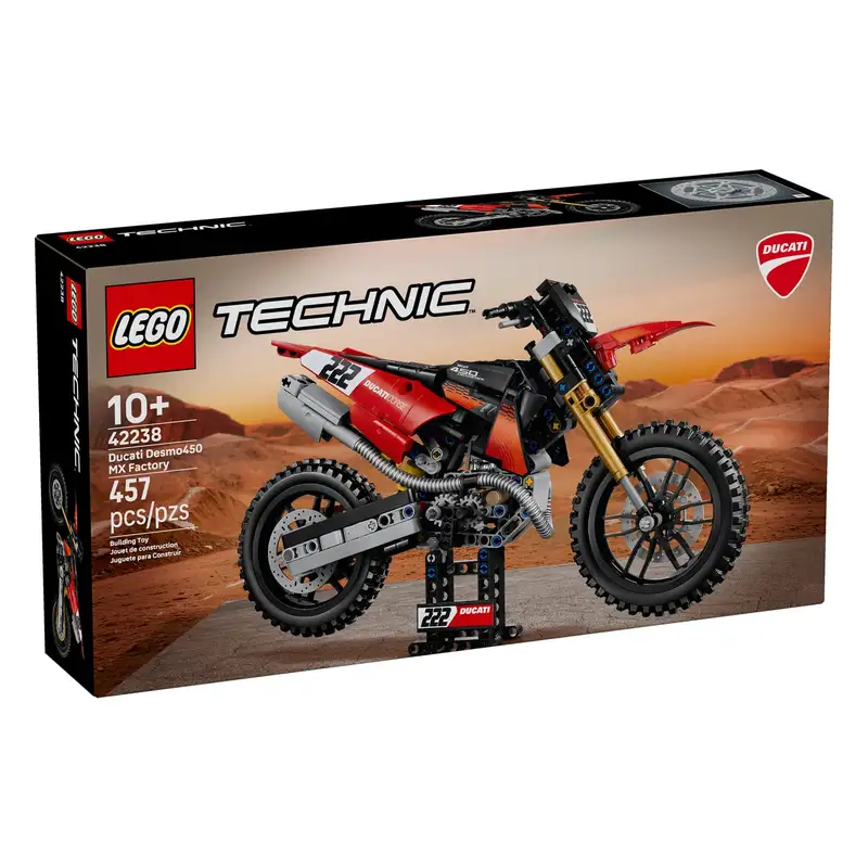 Lego Technic 42238 Motocicleta Ducati Desmo450 Mx Factory