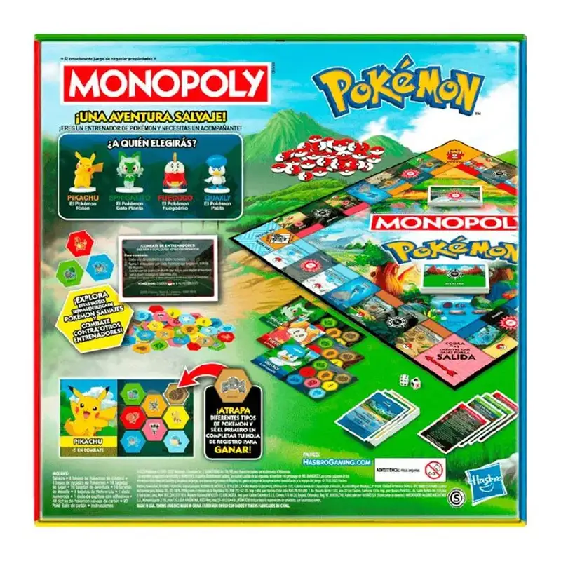 Hasbro Games G0716 Juego De Mesa Monopoly Pokemon