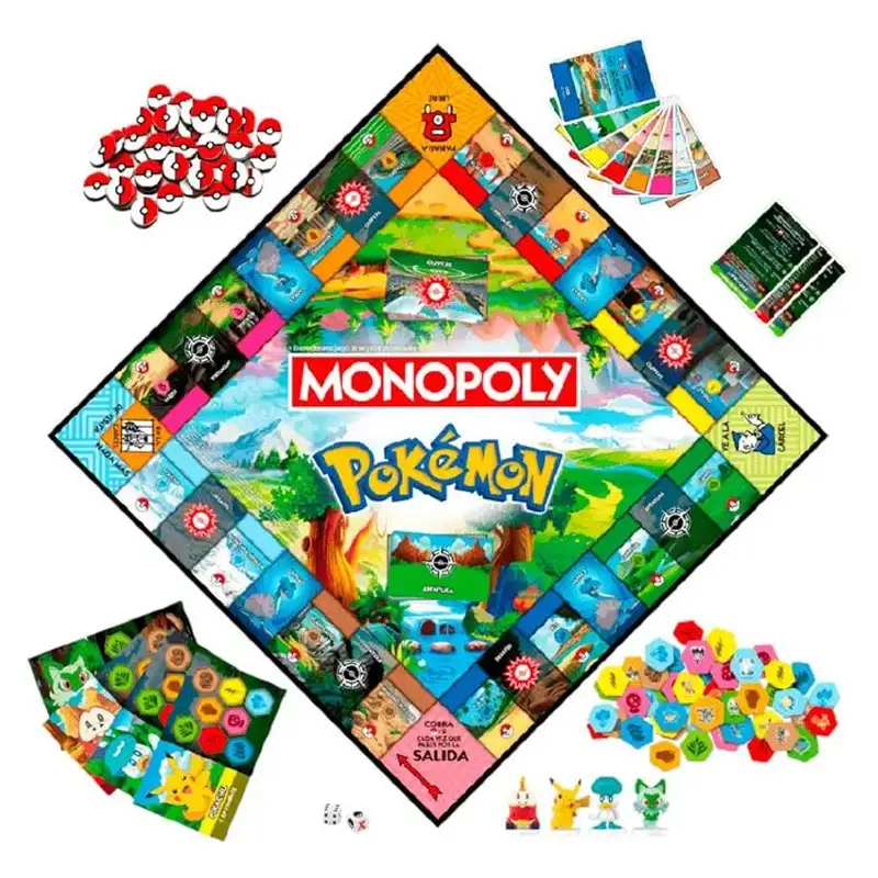 Hasbro Games G0716 Juego De Mesa Monopoly Pokemon
