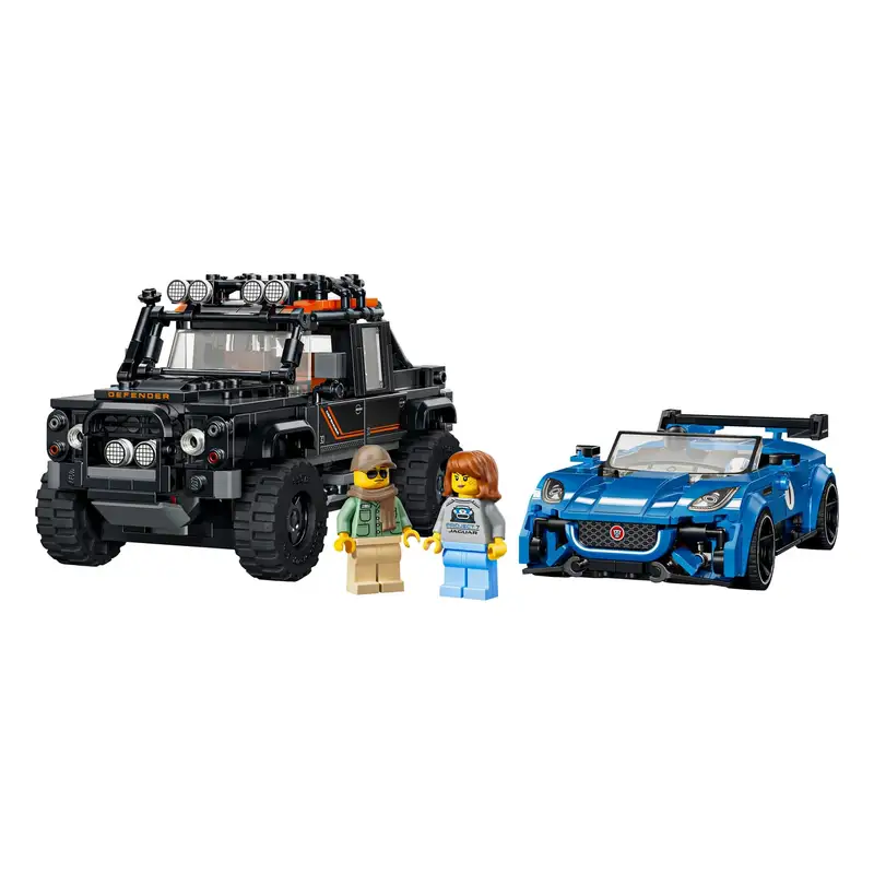 Lego Speed Champions 77264 Jaguar Project 7 Y Land Rover Defender