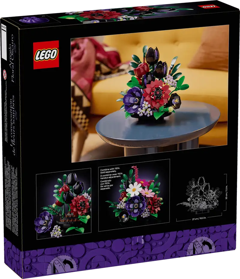Lego Botanicals 11513 Arreglo Floral Oscuro