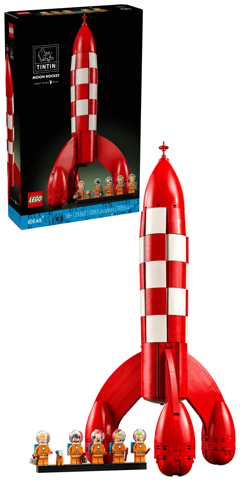 Lego Ideas 21367 Cohete Lunar De Tintin
