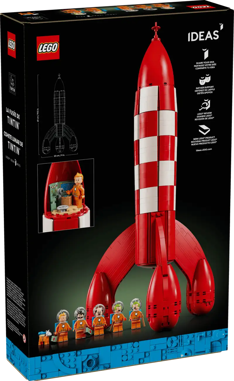Lego Ideas 21367 Cohete Lunar De Tintin
