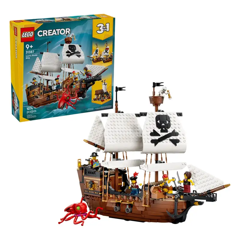 Lego Creator 31387 Barco Pirata Clasico